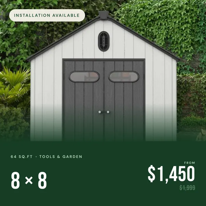 Sheds For Less Meta ad